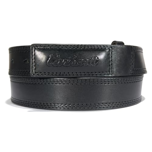 Carhartt Herren Jean Belt, Zaumzeug Leder Kratzfreier Gürtel (Schwarz), 36 von Carhartt