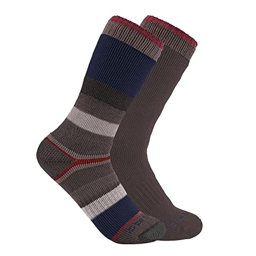 Carhartt Herren Heavyweight Crew 2er Pack Socken, Sortierte 2 Ziegelsteine, Large Carhartt Herren Heavyweight Crew 2er Pack Socken, Sortierte 2 Ziegelsteine, Large von Carhartt