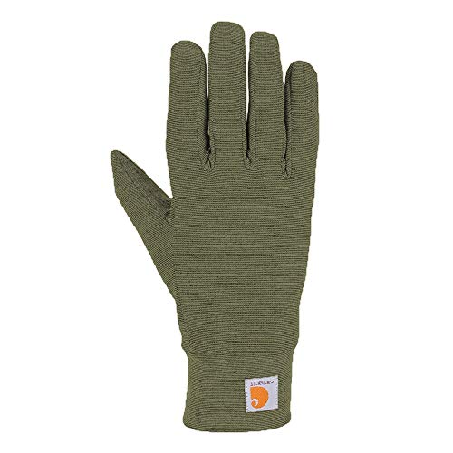 Carhartt Herren Schwerer Force-Liner Handschuhe für kaltes Wetter, Burnt Olive Heather, XL von Carhartt