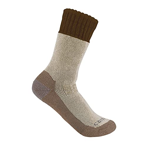 Carhartt Herren Schwere Stiefelsocken aus Synthetik-Wollmischung Socken, Braun Brown, X-Large von Carhartt