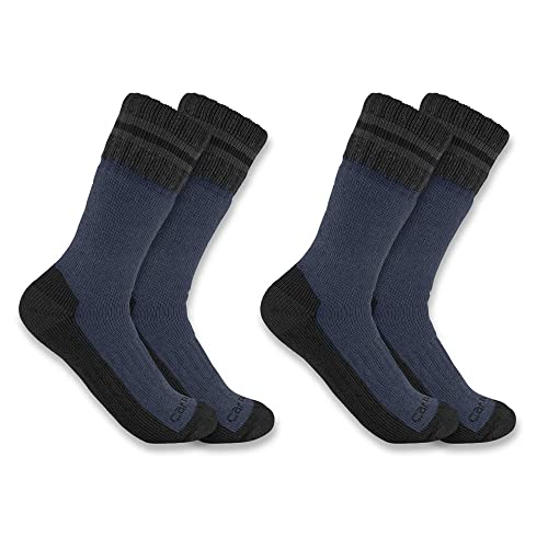 Carhartt Herren Schwere Stiefelsocken aus Synthetikwollmischung, 2 Paar, Denim, XL von Carhartt