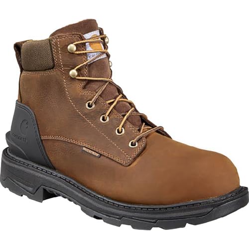 Carhartt Herren Ironwood Waterproof 6" Alloy Toe Work Boot BAU-Stiefel, Braun Brown, 46 EU Weit von Carhartt