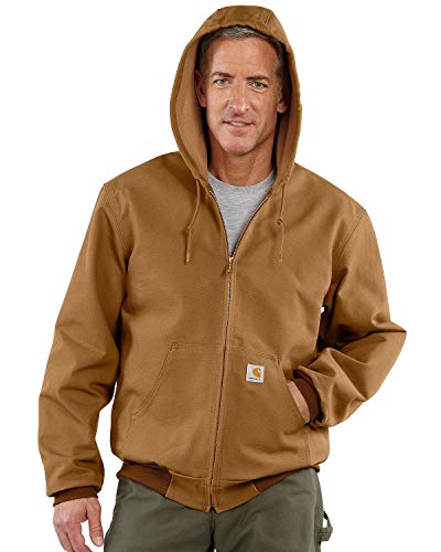 Carhartt Herren Jacke J131, mit Thermofutter, gefüttert, Carhartt Braun, 4X-Large Hoch von Carhartt