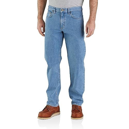 Carhartt Herren Jeans Relaxed Fit 5-Pocket, Bucht, 30W / 34L von Carhartt