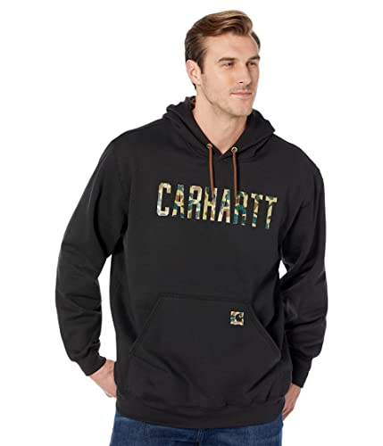 Carhartt Herren Kapuzenpullover Camo Logo Capsule, Farbe: Schwarz, Größe: S von Carhartt