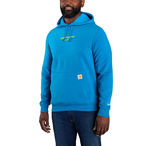 Carhartt Herren Kapuzenpullover Lightweight Logo Graphic, Farbe: Marine Blue, Größe: XXL von Carhartt