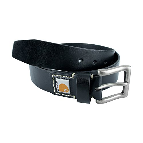 Carhartt Herren Leather Belt Gürtel, Legacy Black, 38 von Carhartt