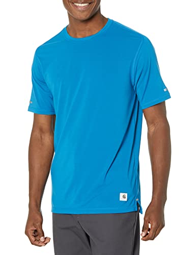 Carhartt Herren Lightweight Durable Relaxed Fit Short-Sleeve T-Shirt, Farbe: Marine Blue, Größe: XXL von Carhartt