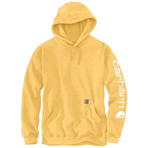 Carhartt Herren Loose Fit Midweight Logo Sleeve Graphic Sweatshirt, Sundance Heather, XXL von Carhartt