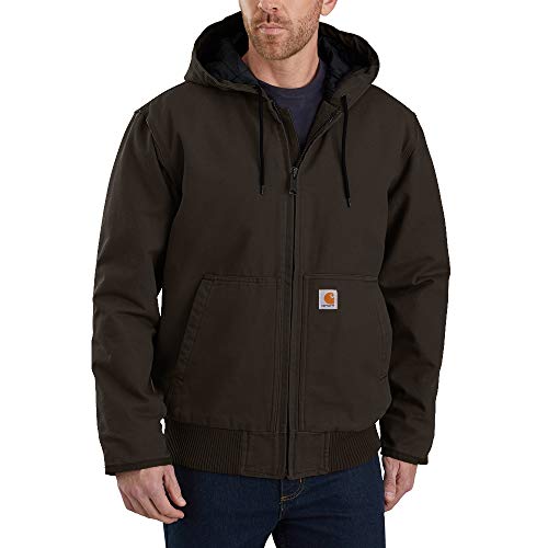 Carhartt Herren Isolierte Active-Jacke mit Lockerer Passform Arbeits-Utility-Oberbekleidung, Dunkelbraun, XL von Carhartt