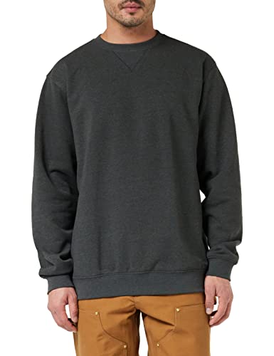 Carhartt, Herren, Weites, mittelschweres Sweatshirt mit Rundhalsausschnitt, Anthrazit meliert, M von Carhartt