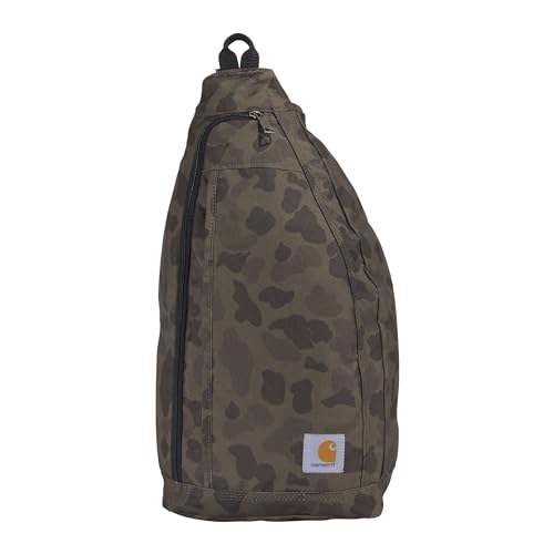 Carhartt Herren Mono Sling Rucksack, Unisex Umhängetasche für Reisen und Wandern, Duck Camouflage, One Size von Carhartt