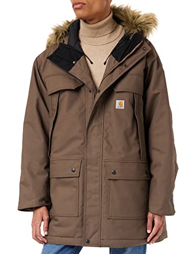 Carhartt Herren Quick Duck Sawtooth Parka COAT, Dark Canyon Brown, L von Carhartt