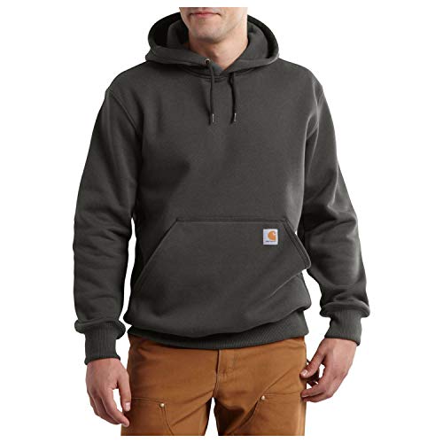 Carhartt Herren Rain Defender-Paxton Heavyweight Hooded Sweatshirt Kapuzenpullover, Peat, Medium von Carhartt