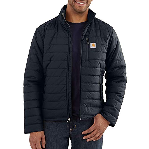 Carhartt Herren Rain Defender Relaxed Fit Leichte Isolierte Jacke - Blau, Gr: L von Carhartt