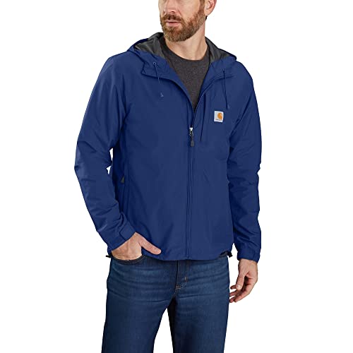 Carhartt Herren Rain Defender Relaxed Fit Lightweight Jacket Arbeits-Utility-Oberbekleidung, Scout Blue, XXL von Carhartt