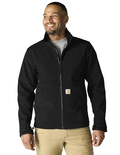 Carhartt Herren Rain Defender Relaxed Fit Softshelljacke, Schwarz, XL von Carhartt