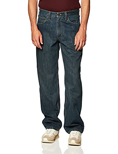 Carhartt Herren Relaxed Fit 5-Pocket 101483 Jeans, Bedrock, 34W / 28L von Carhartt