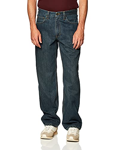 Carhartt Herren Relaxed Fit 5-Pocket 101483 Jeans, Bedrock, 35W / 28L von Carhartt