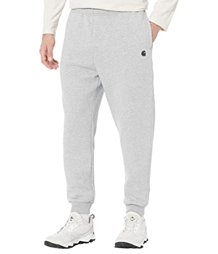Carhartt Herren Relaxed Fit Midweight Tapered Sweatpants, grau meliert, XXX-Large Groß von Carhartt