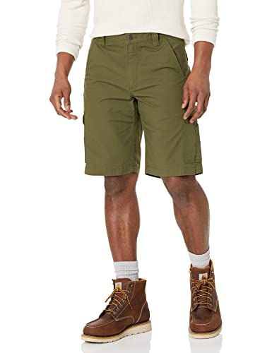 Carhartt Herren Relaxed Fit Stretch Ripstop Cargo Shorts Arbeits-T-Shirt - Basil - Gr. W40 von Carhartt