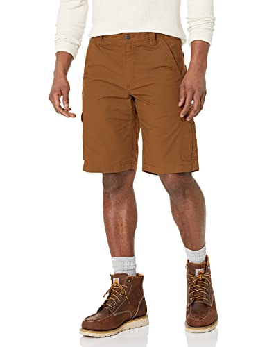 Carhartt Herren Rugged Flex Relaxed Fit Ripstop Cargo Work Utility Shorts, Carhartt Brown, 31W EU von Carhartt