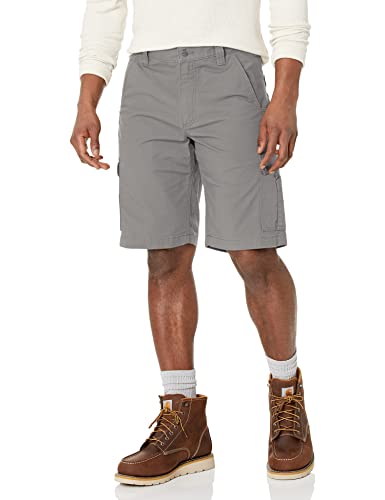 Carhartt Herren Rugged Flex Relaxed Fit Ripstop Cargo Work Utility Shorts, Steel, 40W EU von Carhartt