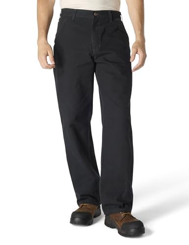 Carhartt Herren Relaxed-Fit Washed Twill Dungaree Pant Unterhose, schwarz, 35W / 30L von Carhartt