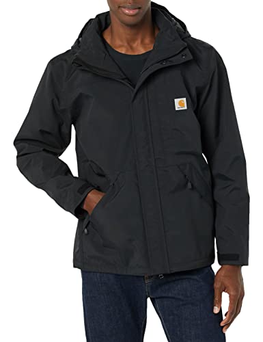 Carhartt Herren Rockford Jacke mit wasserdichte, atmungsaktive Regenjacke Arbeits-Jacket, Black Gr. XXL von Carhartt