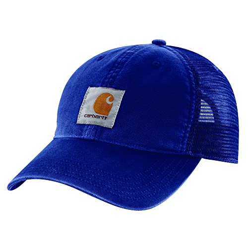 Carhartt Unisex Canvas Mesh-Back Cap, Scout Blue, Einheitsgröße von Carhartt