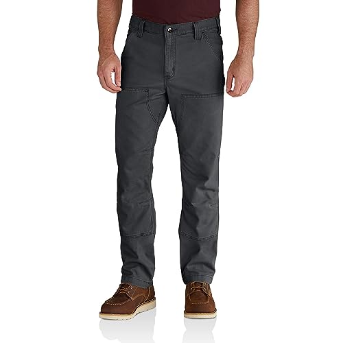 Carhartt Herren Rugged Flex® Relaxed Fit Double-Front Canvas-Arbeitshose, Shadow, W32/L32 von Carhartt