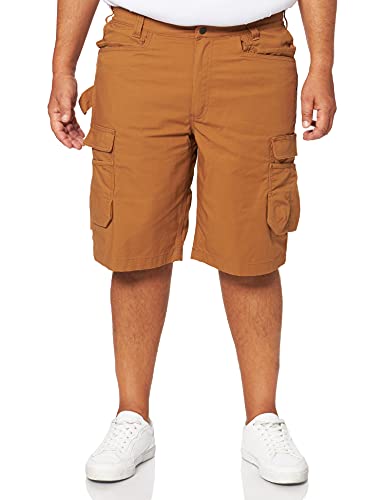 Carhartt Herren Rugged Flex® Relaxed Fit Ripstop Cargo-Arbeitsshorts mit mehreren Taschen, Carhartt® Braun, W38 von Carhartt