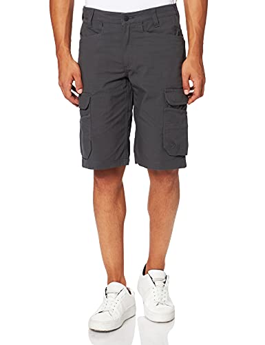 Carhartt Herren Rugged Flex® Relaxed Fit Ripstop Cargo-Arbeitsshorts mit mehreren Taschen, Shadow, W38 von Carhartt