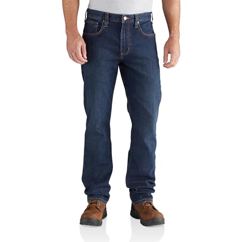 Carhartt, Herren, Rugged Flex® Lockere Jeans mit 5 Taschen, Superior, W32/L30 von Carhartt