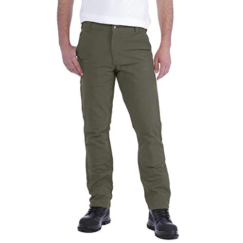 Carhartt Herren Rugged Flex® Straight Fit Duck mit verstärkter Vorderseite, Asphalt, W34/L30 von Carhartt