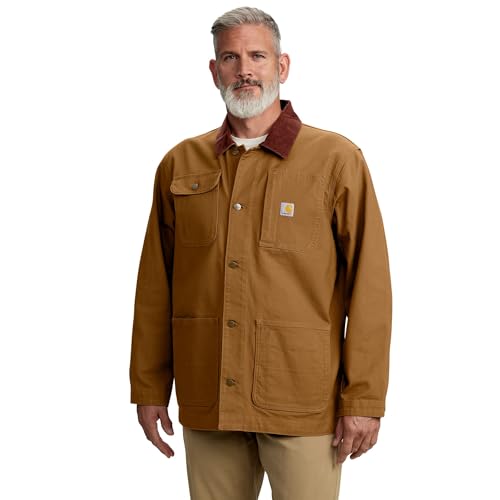 Carhartt Herren Rugged Flex Duck Loose Fit Chore Coat, Braun (Carhartt Brown), XL von Carhartt