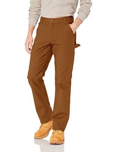 Carhartt Herren Rugged Flex Relaxed Fit Duck Dungaree Arbeitshose, Braun, 40W / 30L von Carhartt