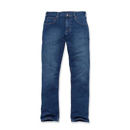 Carhartt, Herren, Rugged Flex® Lockere Jeans mit 5 Taschen, Coldwater, W34/L32 von Carhartt