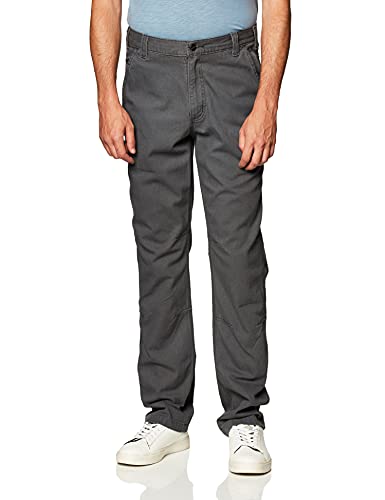 Carhartt Herren Rugged Flex Straight Fit 5-Pocket Canvas-Arbeitshose Unterhose, Shadow, 32W / 34L von Carhartt