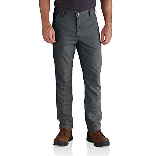 Carhartt Herren Rugged Flex Straight Fit 5-Pocket Canvas-Arbeitshose Unterhose, Shadow, 36W / 34L von Carhartt