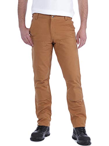 Carhartt Herren Rugged Flex® Straight Fit Duck mit verstärkter Vorderseite, Braun, W34/L32 von Carhartt