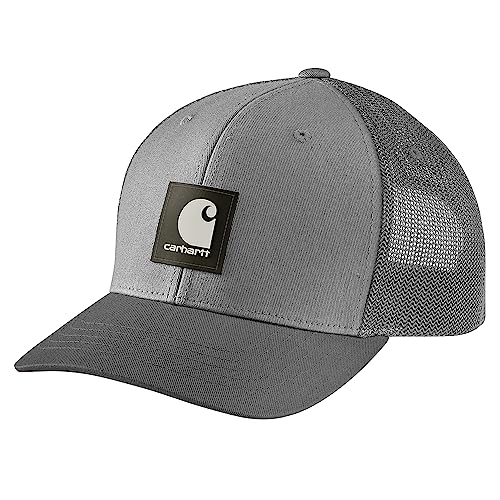Carhartt Herren Rugged Flex Twill Mesh Back Logo Patch Cap, Asphalt, Einheitsgröße von Carhartt
