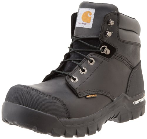 Carhartt Herren Rugged Flex Wp Arbeitsstiefel mit Zehenkappe aus Verbundmaterial, 15,2 cm BAU-Stiefel, Schwarz geölt, 44 EU von Carhartt