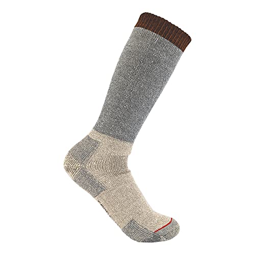 Carhartt Herren Schwere Stiefelsocke aus Wollgemisch Socken, Heather Grey Cream, X-Large von Carhartt