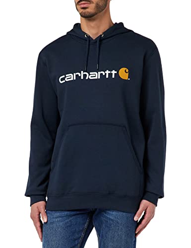 Carhartt, Herren, Weites, mittelschweres Sweatshirt mit Logo-Grafik, Marineblau neu, L von Carhartt