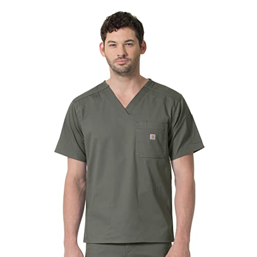 Carhartt Herren Slim Fit 6 Pkt Scrub Top - Grün - Groß von Carhartt