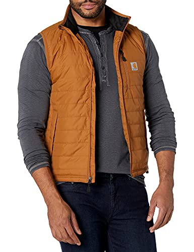 Carhartt Herren Rain Defender Relaxed Fit Lightweight Insulated Vest, Carhartt Braun, L EU von Carhartt