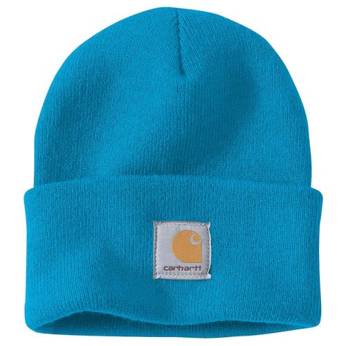 Carhartt Herren-Strickmütze mit Krempe, Blau - Atomic Blue, Einheitsgröße von Carhartt