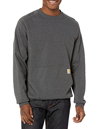 Carhartt Herren Sweatshirt Lightweight Crewneck, Farbe: Carbon Heather, Größe: L von Carhartt