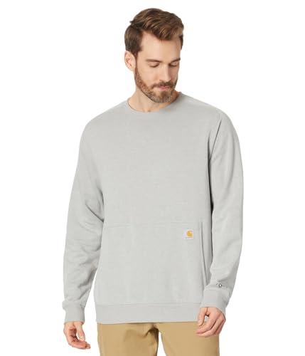 Carhartt Herren Sweatshirt Lightweight Crewneck, Farbe: Asphalt Heather, Größe: L von Carhartt